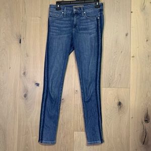Joes women’s skinny jeans side stripes